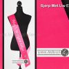 Sjerp Fluor Roze | Borst- en rugzijde Bedrukt | 100mm