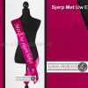 Sjerp Fuchsia | Borst- en rugzijde Bedrukt | 100mm