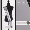 Sjerp Zilver-grijs | Borst- en rugzijde Bedrukt | 100mm