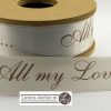 All my love - bedrukt decoratielint (5 meter)