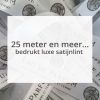 25 meter en meer... bedrukt luxe satijnlint / 10mm breed