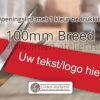 Openingslint bedrukken bij linten-atelier.nl