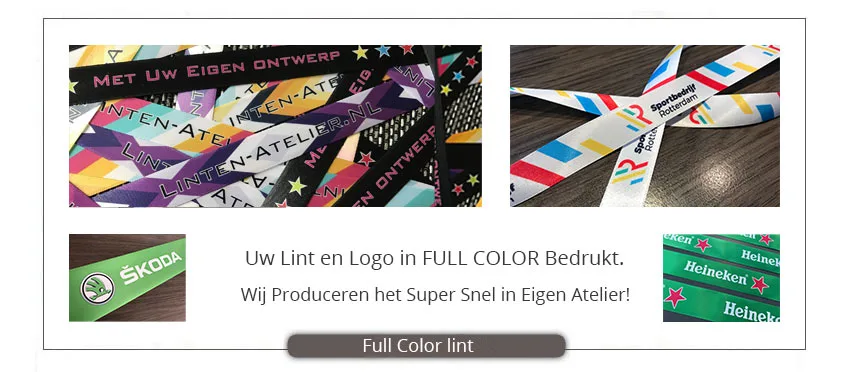 Full Colour bedrukt lint