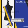 Schepensjerp Blauw geel - sjerp bedrukken