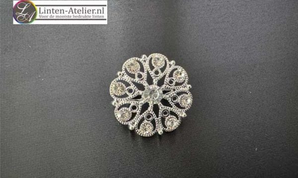 Sjerpsluiting los "Diamonds" Zilver