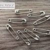 Veiligheidsspeldje 20mm zilver (per 10 stuks)